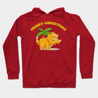 Dinosaur's Tropical Christmas Hoodie